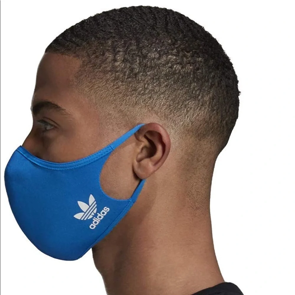 Unisex Adidas Face Cover 💙🖤🤍